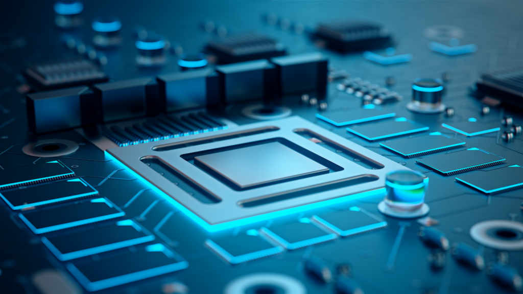 Blue and White Neon Gradients Virtual Video Background-2